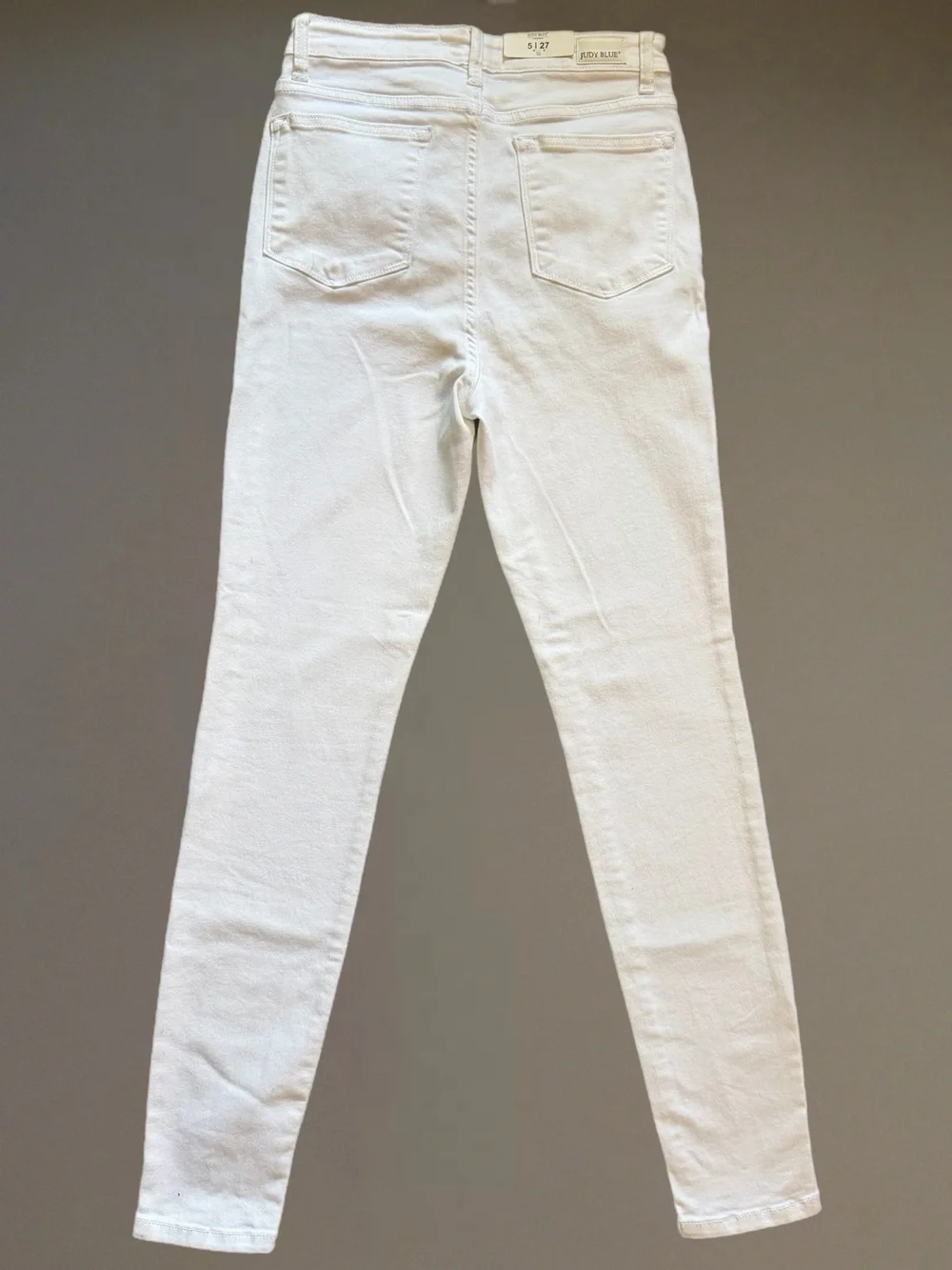 NWT Judy Blue White High Waist Skinny Jeans Size 5/27 Stretch - Picture 5 of 8